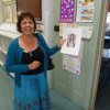 Karen Maber outside her classroom from 1975 at Sans Souci Public School